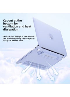 Generic Macbook Protective Case Air13 Frosted Computer Case For Apple Notebook Protective Case Pro14 Stand Case-Color:Frosted Bracket Shell Light Gray-Applicable Model:16.2 Pro 2023（A2991 M3 / A2780 M2 ）/ 2021 A2485 M1  - Image 5