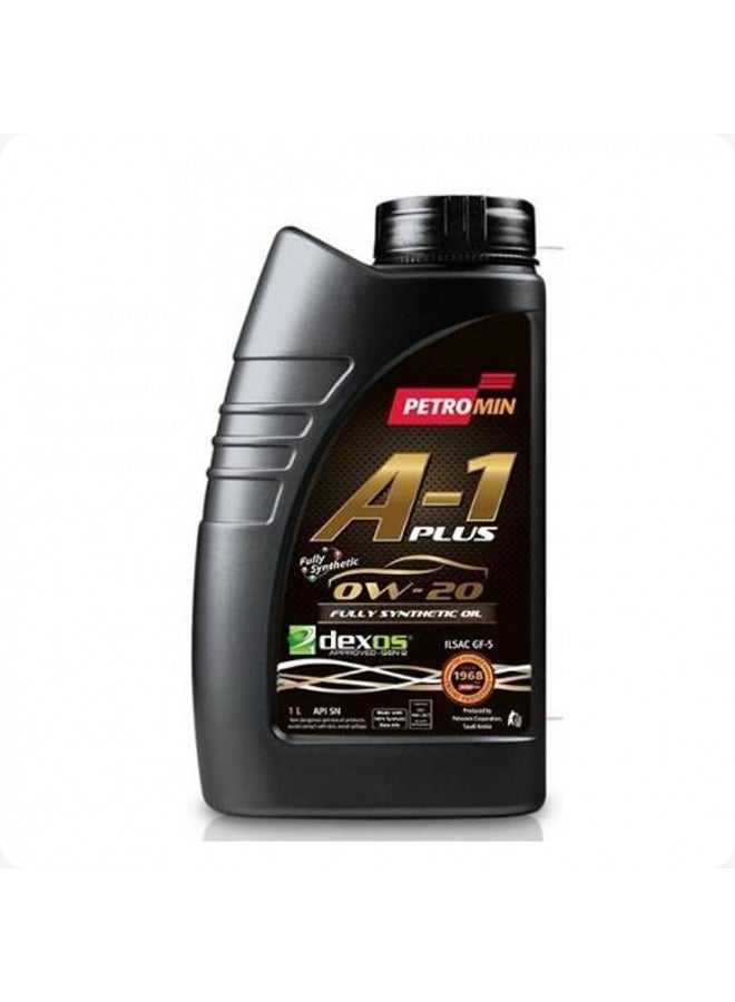 Petromin 0w20 engine oil, one liter