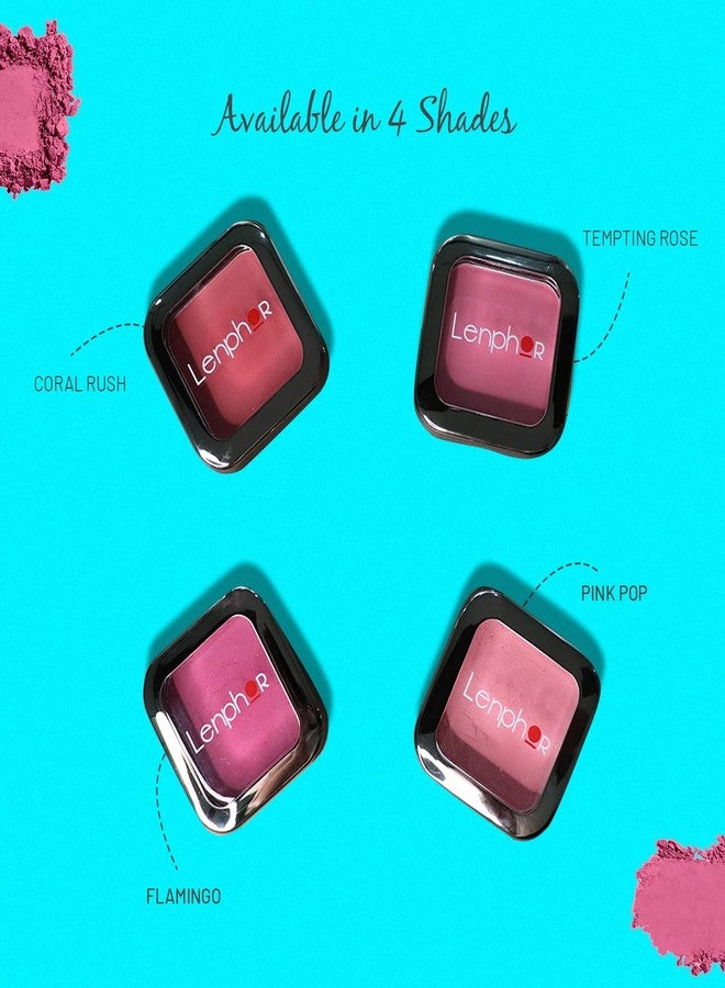 لينفور أحمر خدود لينفور تشيكيليشوس - مقاوم للتلطخ، بلمسة نهائية مطفية، يدوم طويلاً لمكياج الوجه | مُضيء احترافي | مكياج يومي | لون وردي فاتن - Image 3