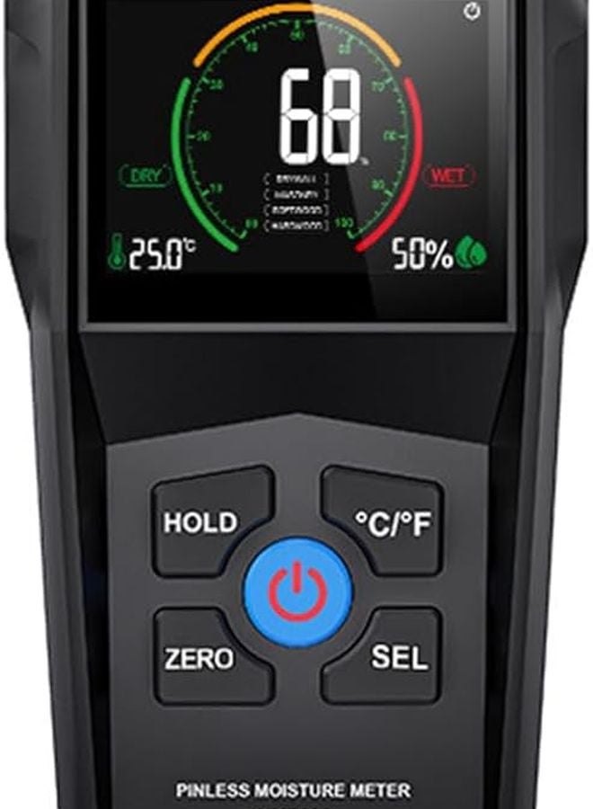 Digital Water Leak Detector with Alarm Data Hold Portable Moisture Meter Tester - Image 1