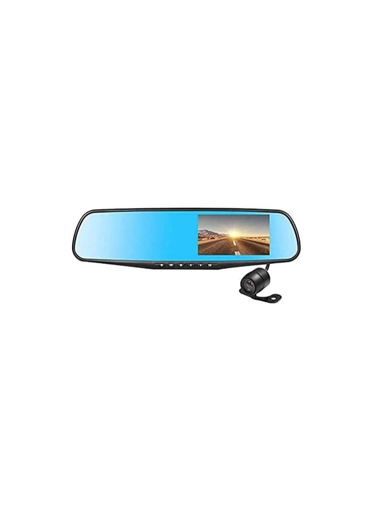 Car Dash Camera 4.3 Inch Full HD 1080P Dual Lens 170 Wide Angle Front And Rear Mirror Mount DVR With G-Sensor Loop Recording Night Vision - Image 5