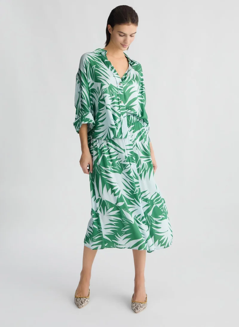 Liu Jo Printed satin shirt