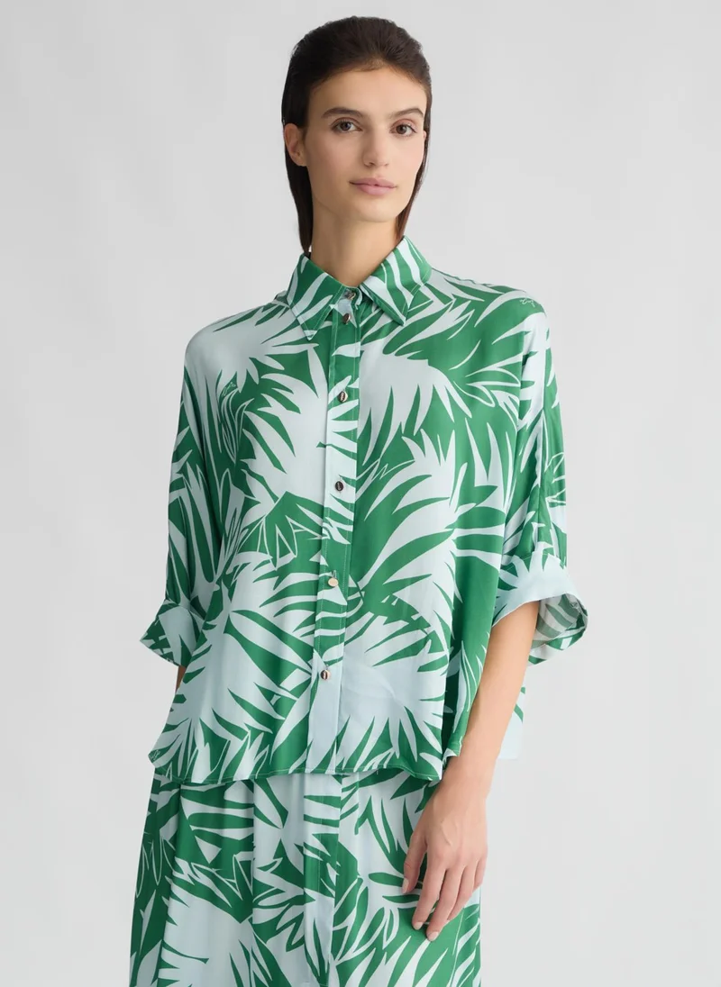 Liu Jo Printed satin shirt