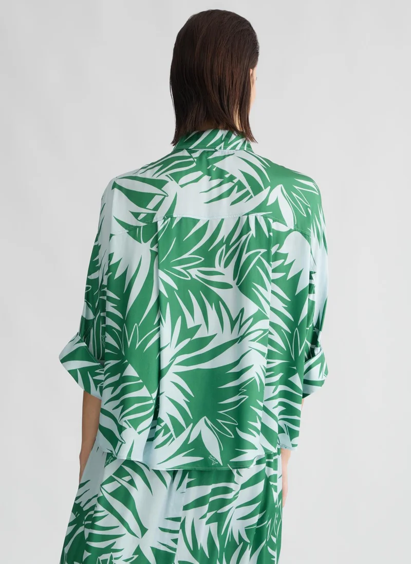 Liu Jo Printed satin shirt