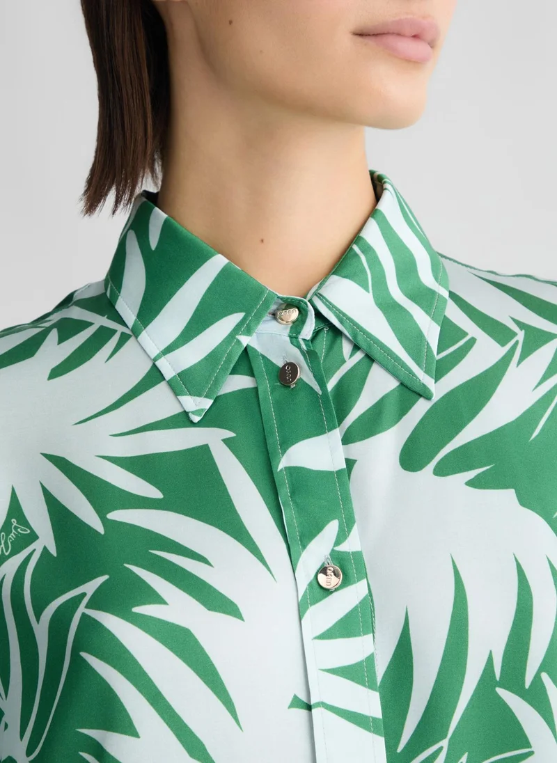 Liu Jo Printed satin shirt