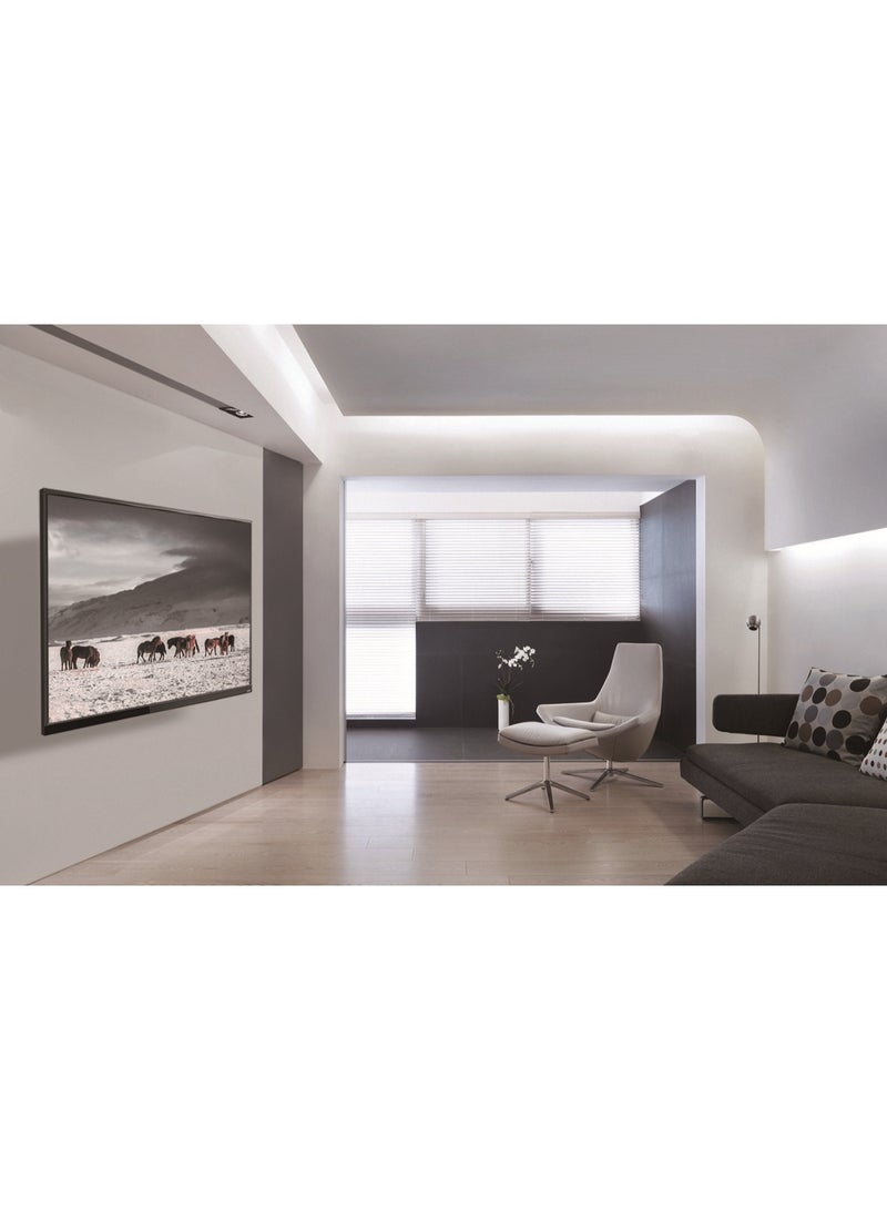 Skill Tech SH 6040P Full-Motion TV Wall Mount Bracket for 37"-80" LED LCD Screens, VESA 600x400, Adjustable Arm 77–428mm, 60kg Load Capacity – Black - Image 5