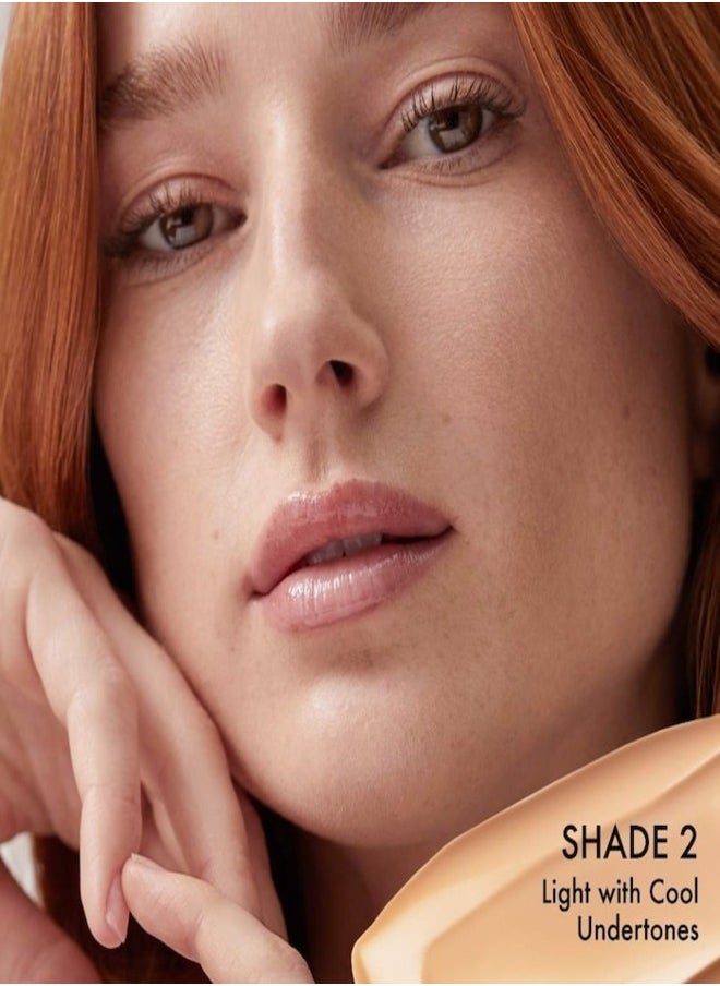 SUMMER FRIDAYS Summer Fridays Sheer Skin Tint with Hyaluronic Acid & Squalane – Lightweight, Hydrating Coverage, Shade 2 - Light with cool undertone 30ml  - Image 2