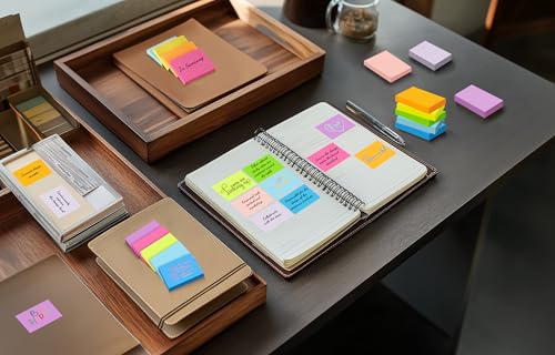 TKTB (54 Pads) Mini Sticky Notes 1.5x2 in, 9 Colors Bright Strong Adhesive Post, Suitable for School, Home, Office, Clean Removal - Image 4