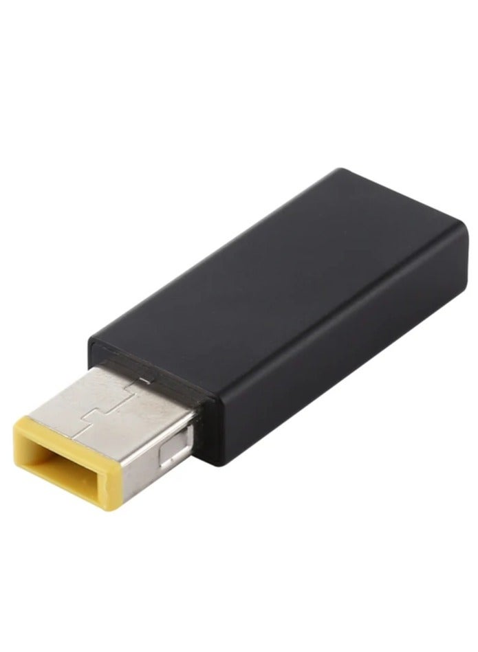 Terabyte PD 20V Big Square Male Adapter Connector for Lenovo (Black) - Image 1