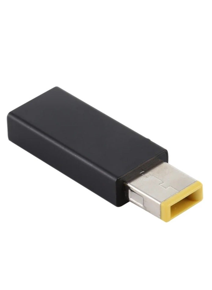 Terabyte PD 20V Big Square Male Adapter Connector for Lenovo (Black) - Image 2