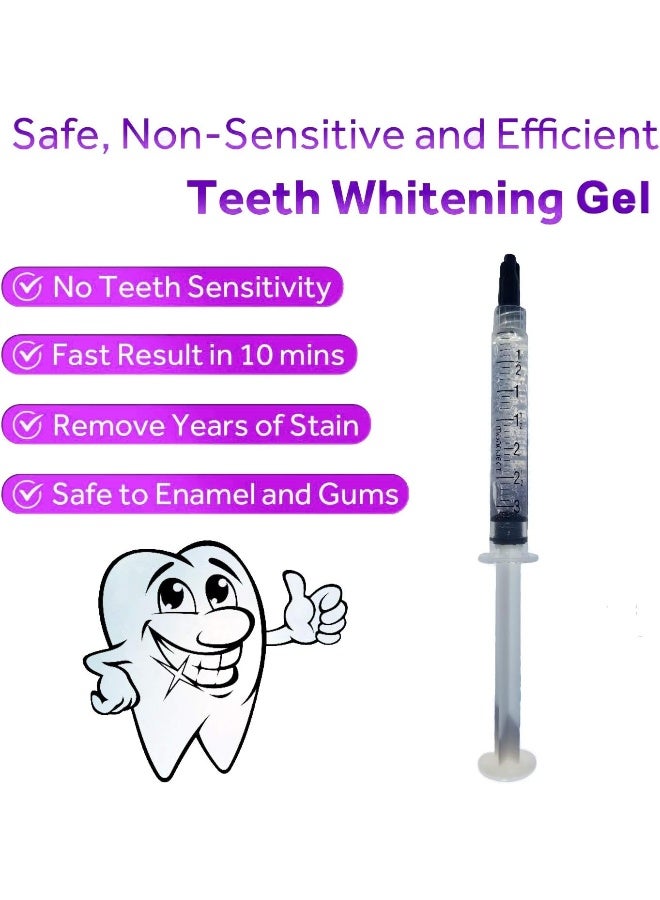 Bright White Smiles - Teeth Whitening Gel Refill Kit - 10 Tubes 44% Carbamide Peroxide Tooth Whitener Formula - Image 2