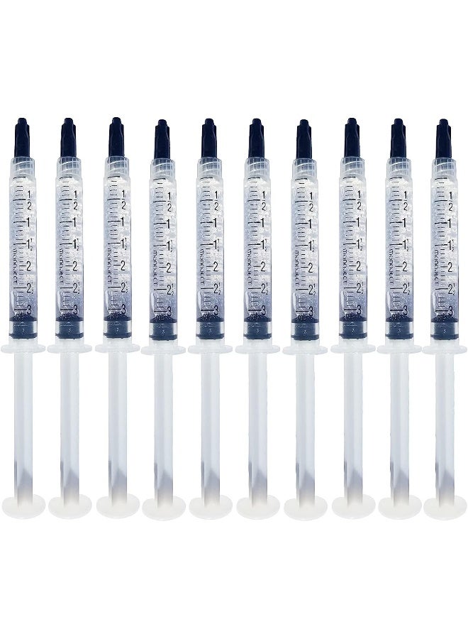 Bright White Smiles - Teeth Whitening Gel Refill Kit - 10 Tubes 44% Carbamide Peroxide Tooth Whitener Formula - Image 1