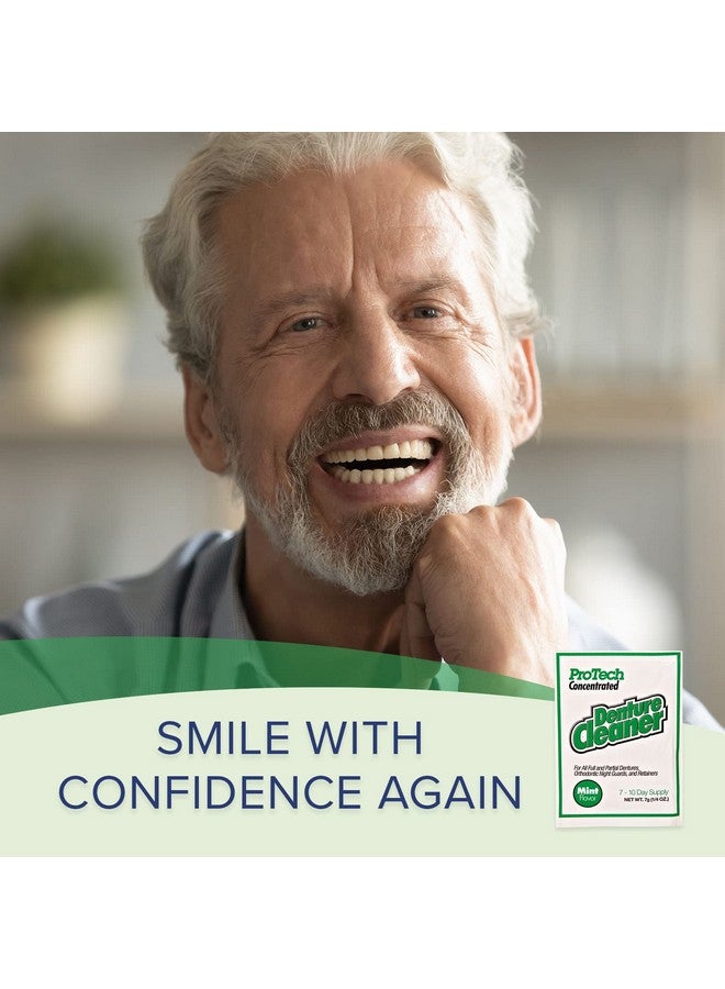 Protech Pro Tech Removable Appliance Care Kit, Denture, Retainer, & Aligner and Cleaning Bundle with Ultrasonic Denture Retainer Cleaner, Brush, Solution, Informational Brochure, Pack of 3 - Image 5