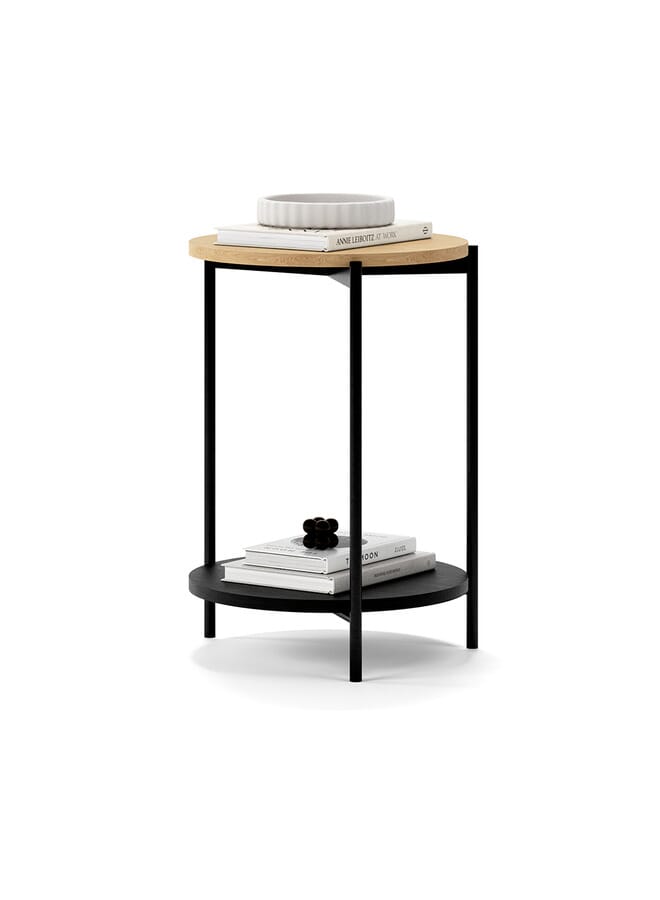 Woodz Taly Full Metal Table With Wooden Surface - Image 1
