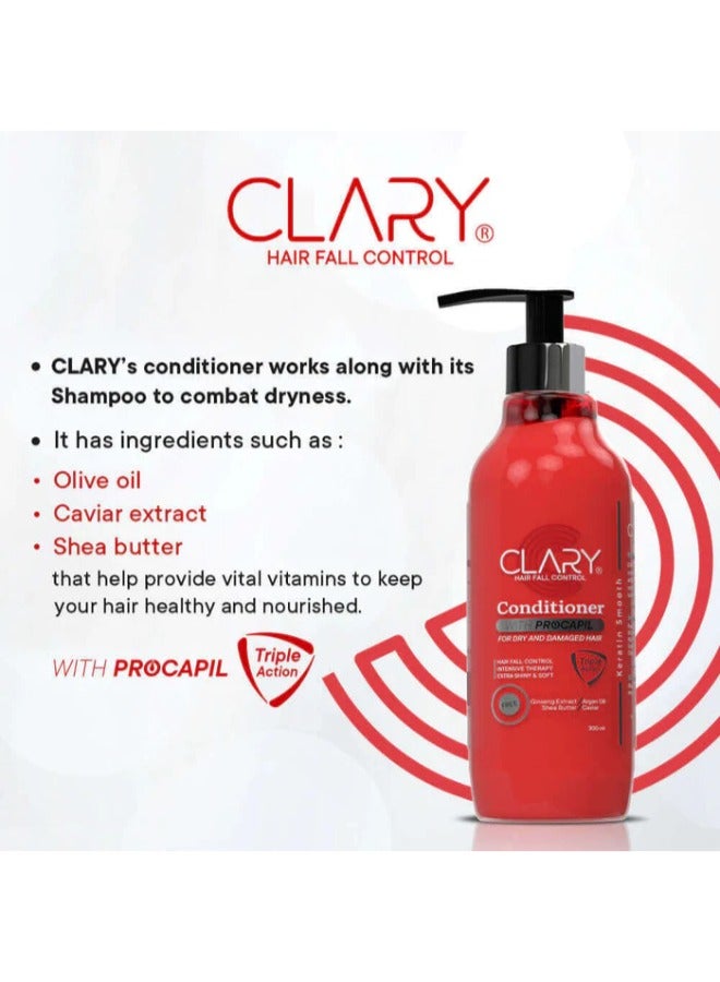 كلاري بلسم كلاري للتحكم في تساقط الشعر مع بروكابيل للشعر الجاف والتالف - 300 مل - Image 2
