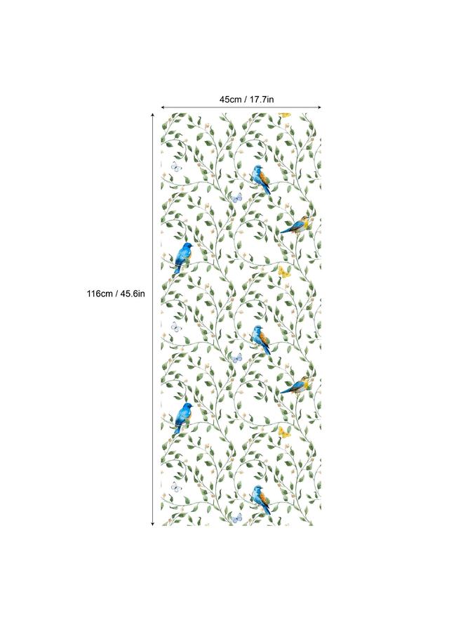 الأزرق جي دبليو نافذة مصقولة فيلم زخرفي فيلم زجاجي مضاد للرؤية فيلم مضاد للبصق - Image 1