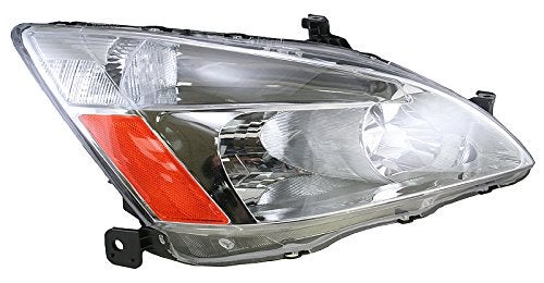 TRQ Driver & Passenger Side Headlight Assembly Set Headlights Driver & Passenger Side Compatible with 2003-2007 Honda Accord HO2502120 HO2503120 - Image 5