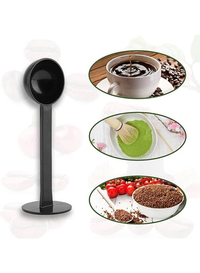 2PCS Multifunctional Plastic Coffee Measuring Tamping Spoon,Reusable Standing Coffee Scoops,Household Commercial Supplies - Image 5