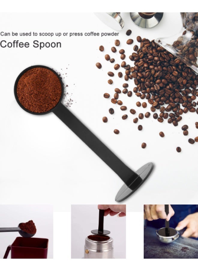 2PCS Multifunctional Plastic Coffee Measuring Tamping Spoon,Reusable Standing Coffee Scoops,Household Commercial Supplies - Image 4