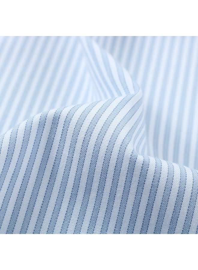 Youngor Men's Striped 100-count Dp Wrinkle-free Autumn New Business Casual Long-sleeve Shirt, 10273 - Image 4