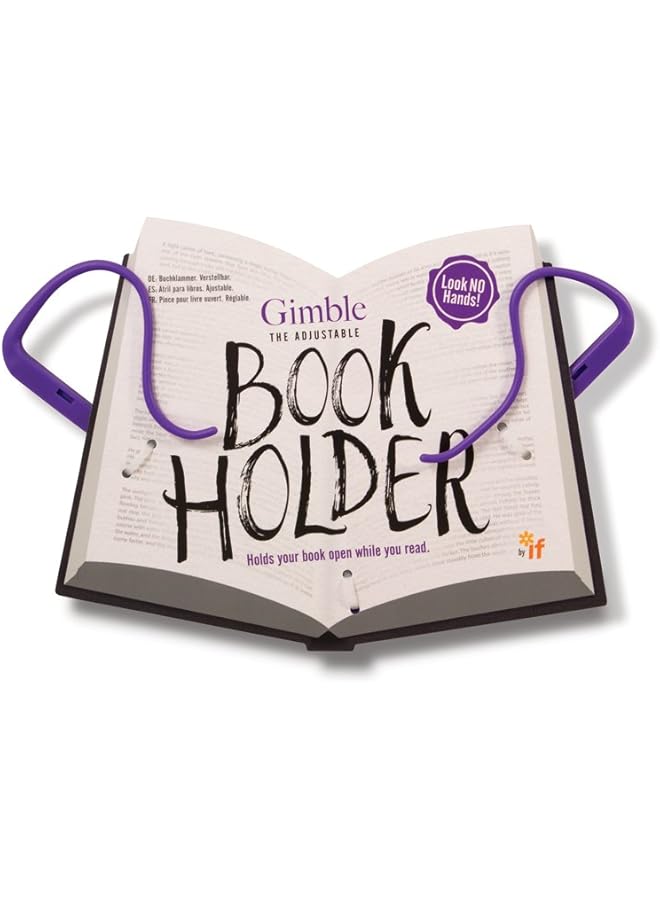 IF The Gimble Telescopic Arm Book Holder Positively Purple