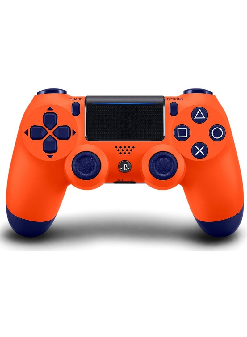 JAJEEK Wireless DualShock 4 Controller for PS4 - Vibration Feedback, Motion Sensors, Touchpad, Light Bar, Share Button & Speaker for Ultimate Gaming Experience (Orange) - Image 1