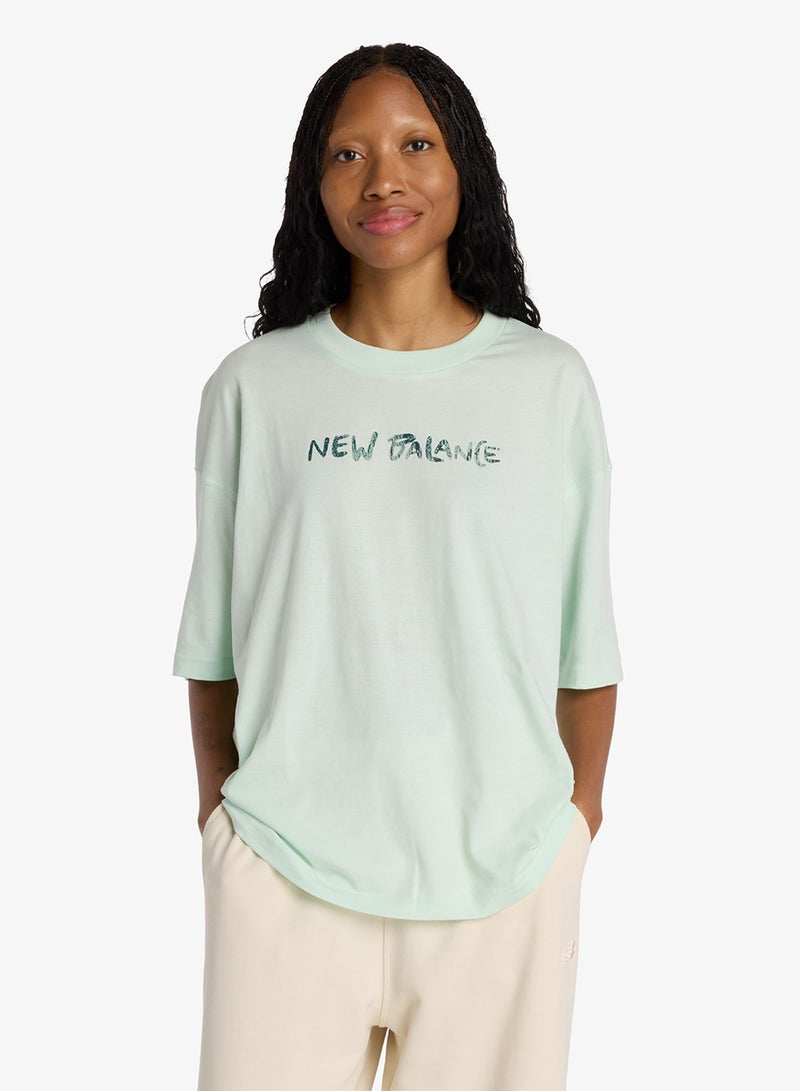 New Balance Visibly Loved Oversized T-Shirt - Image 1