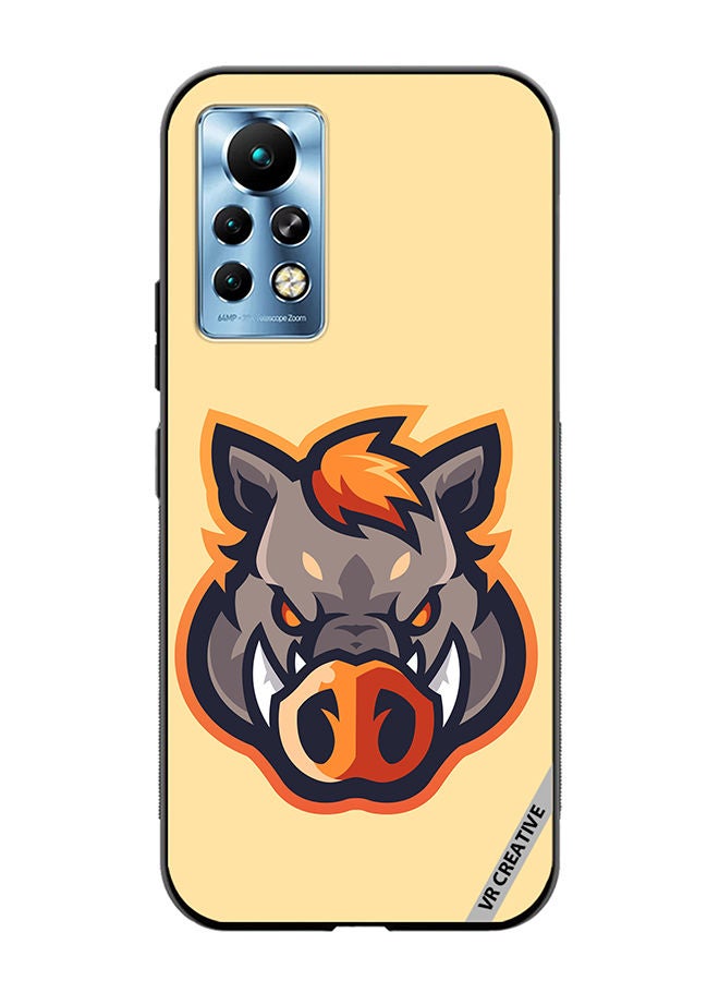VR CREATIVE Protective Case Cover For Infinix Note 11 Pro Wild Boar Design Multicolour - Image 1