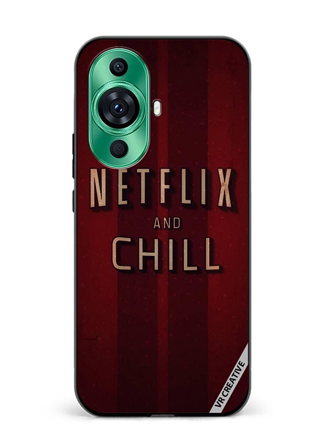 VR CREATIVE Protective Case Cover For Huawei nova 11 Pro Netflix And Chill Design Multicolour - Image 1