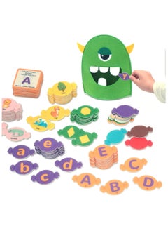 General Children's Felt Learning Aids Early Education Montessorian Interest Toys Alphabet Cognitive Toys  - Image 1