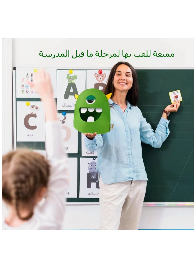 عام ألعاب مغناطيسية للأطفال للتعلم، ألعاب تعليمية مبكرة للتعليم المونتيسوري، ألعاب تنمية الاهتمام، ألعاب معرفية للحروف الأبجدية. - Image 3