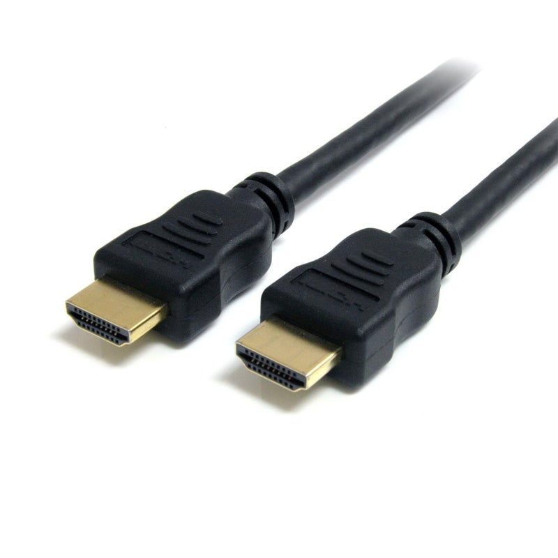 Startech.com StarTechcom 15 ft High Speed HDMI Cable with Ethernet Ultra HD 4k x 2k HDMI Cable HDMI to HDMI MM 1080p AudioVideo GoldPlated HDMIMM15HS Black - Image 2