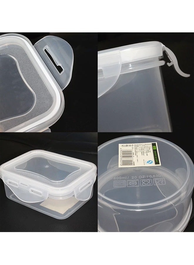 شيانغ يو صندوق تخزين حاوية تغليف أغذية بلاستيكية صالحة لإعادة الاستخدام من فئة 600 مل برميل - Image 4