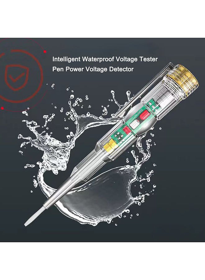 Generic - Intelligent Waterproof Voltage Tester Pen Power Voltage Detector Electricity Detector Test Pencil - Image 1