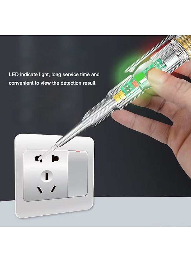 Generic - Intelligent Waterproof Voltage Tester Pen Power Voltage Detector Electricity Detector Test Pencil - Image 1
