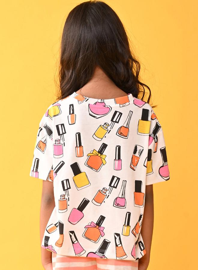 Anthrilo Nail Polish Graphic Print T-Shirt - Image 4