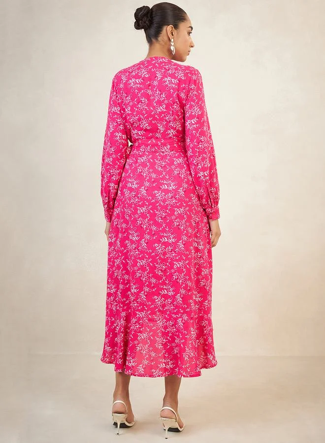 FEMELLA Floral Print Dress
