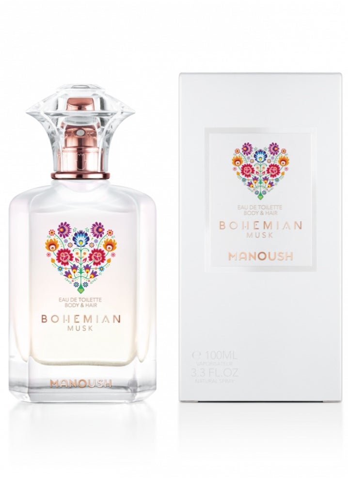 Manoush Manoush Musk Body & Hair Eau De Toilette 100ml – Soft, Fresh & All-Day Comfort  - Image 2