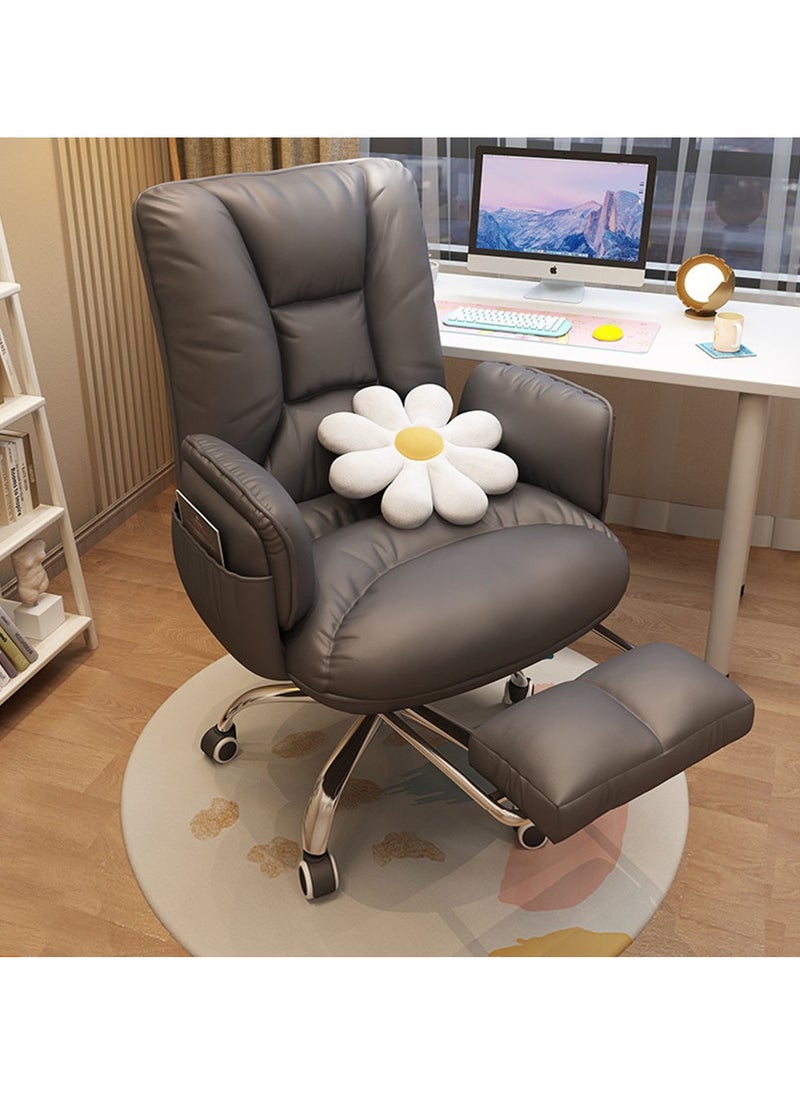 Arabest Office Chair,Sedentary Comfortable Reclining Computer Chair,Gaming Chair,Dormitory Sofa Chair,Home Office Chair(Black）  - Image 1