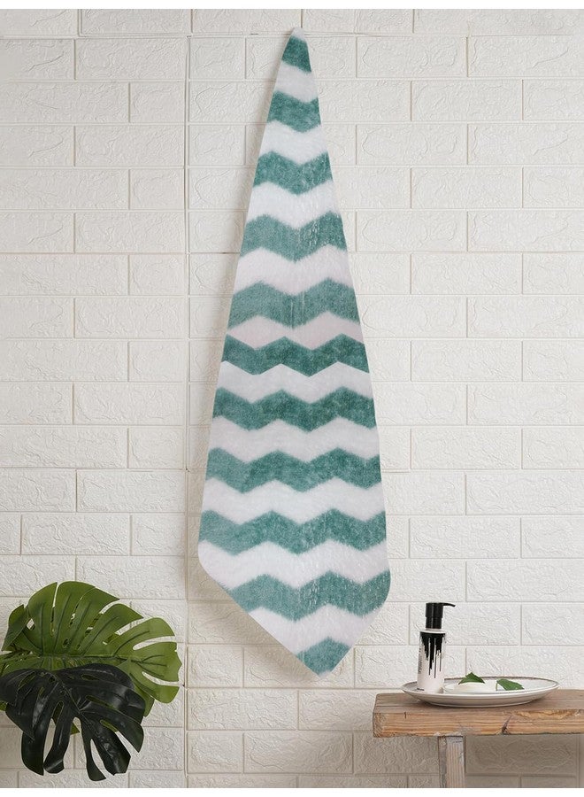 Status Contract Bath Towels |(70 x140 cm) Coral Fleece Quick Dry Towel| Luxury Bath Towels with Hook |Lightweight Travel Towel | Microfiber Hair Towel for Men & Women |(Green), 300 Tc - Image 4