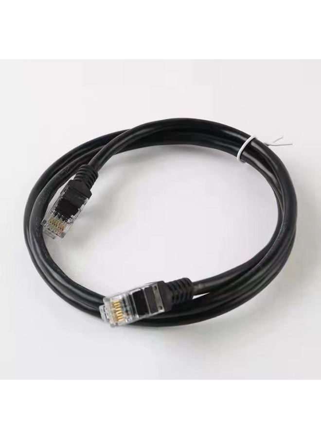 Generic Manufacturer Customized Network Cable Jumper Finished Product Cat6E Super Six Network Cable Unshielded Network Cable Router Cable Network Cable-Color:black-Line Length:1m  - Image 1