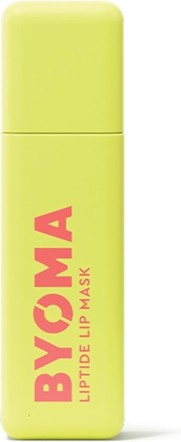 BYOMA Liptide Lip Mask 5ml Ultra Nourishing Overnight Mask Repair and Restore Lips with Peptides Babassu Oil and PHA Hydrating Exfoliating Balm Vegan