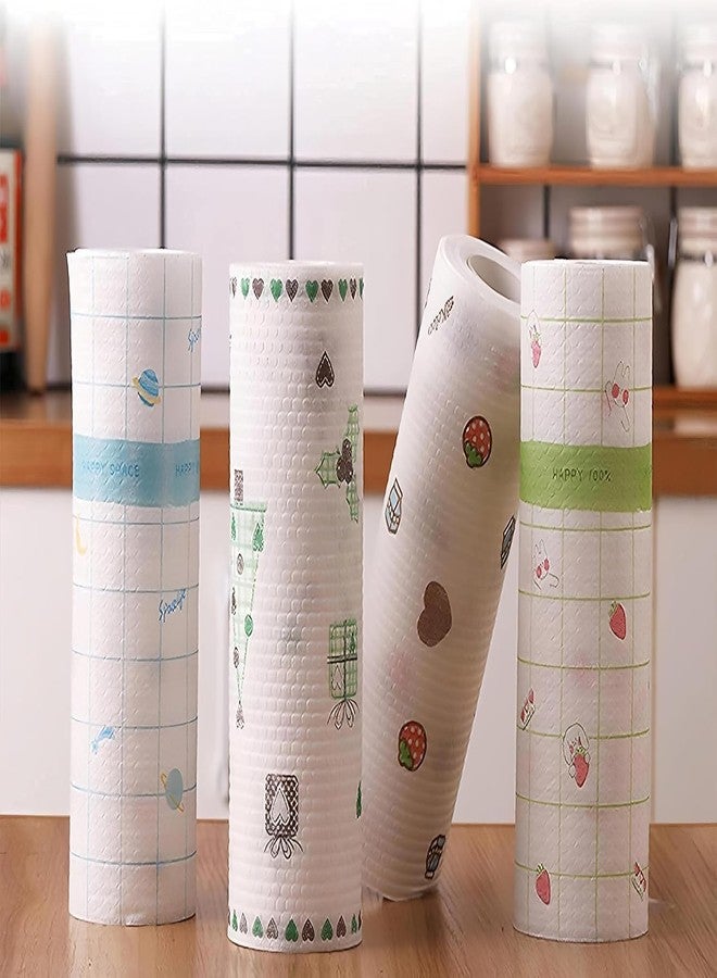 KRUPAVI Multi Purpose Kitchen Tissue Paper Towel Roll, 2 Ply, 1 Rolls - 50 Sheets, Soft And Highly Absorbent Towels for All Surfaces - Strong & 100% Natural Virgin Cellulose Fiber - Image 1