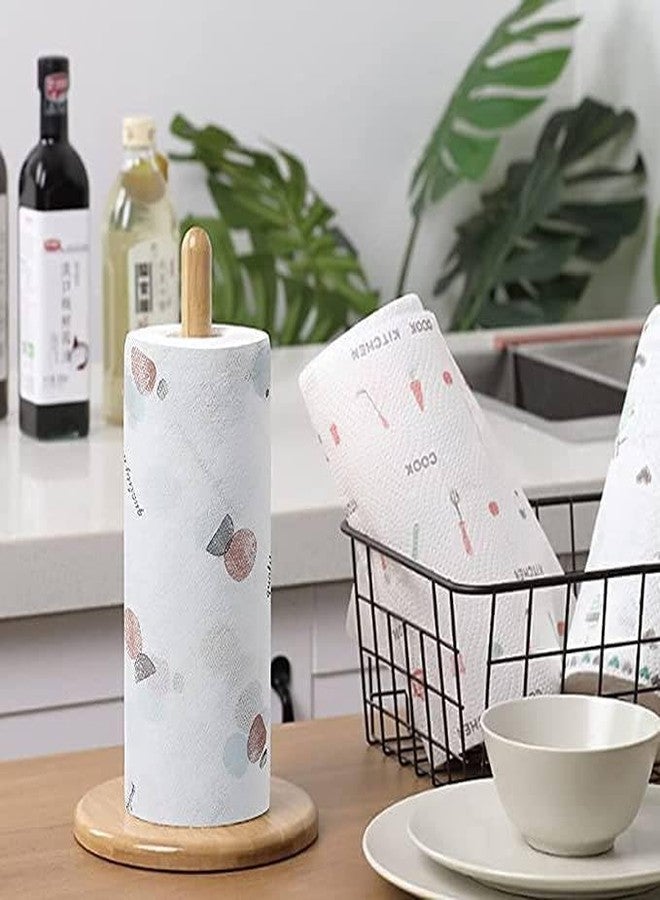 KRUPAVI Multi Purpose Kitchen Tissue Paper Towel Roll, 2 Ply, 1 Rolls - 50 Sheets, Soft And Highly Absorbent Towels for All Surfaces - Strong & 100% Natural Virgin Cellulose Fiber - Image 2