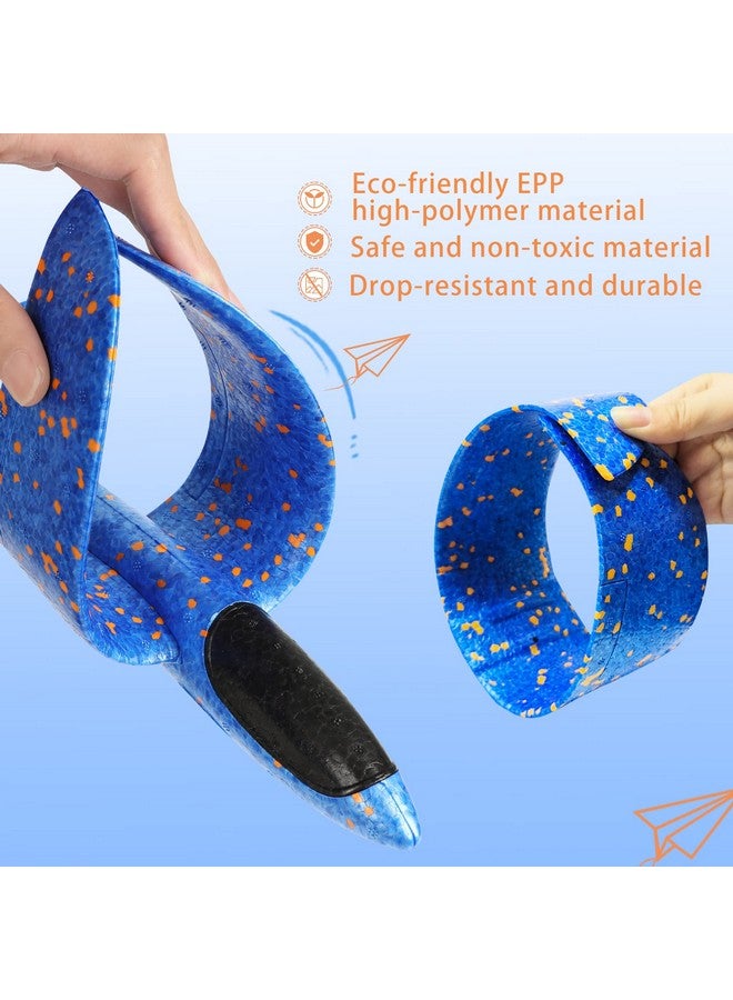 VCOSTORE مجموعة VCOSTORE من 2 طائرة رغوية للأطفال، 13.3" طائرات انزلاق رغوية، ألعاب ستيروفوم طائرة للطيران للأطفال من 3 إلى 12 سنة وللراشدين مع اللعب في الهواء الطلق. - Image 3