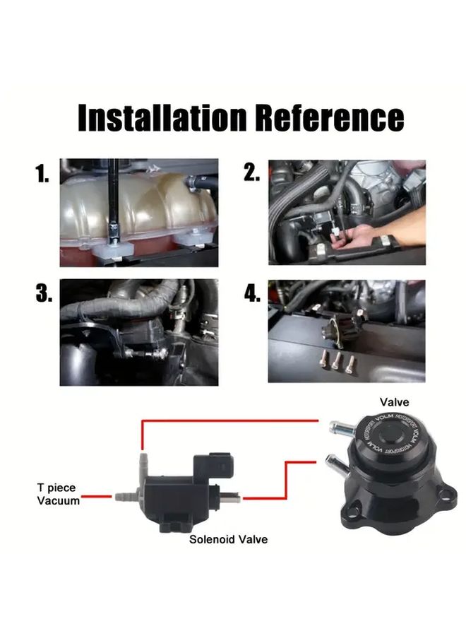 Atmospheric Blow Off Valve Black For Ford Mustang 2 3T Ecoboost 2015 On - Image 5