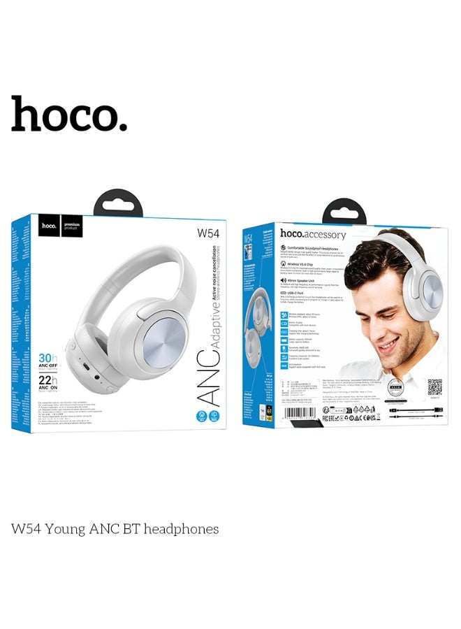هوكو. سماعات أذن شابة W54 ANC بتقنية بلوتوث - Image 3