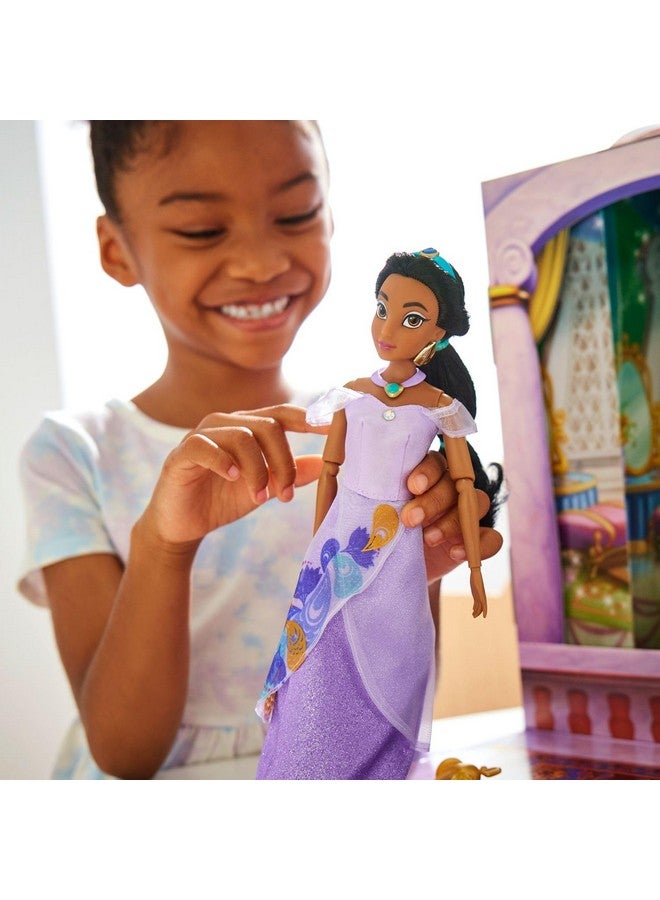 Disney Store Official Princess Story Doll (Jasmine from Aladdin) 11 Inches, Includes Coloring Book and Additional Dress, Princess Doll in Classic Outfit, Princess Toys for Girls - Image 3