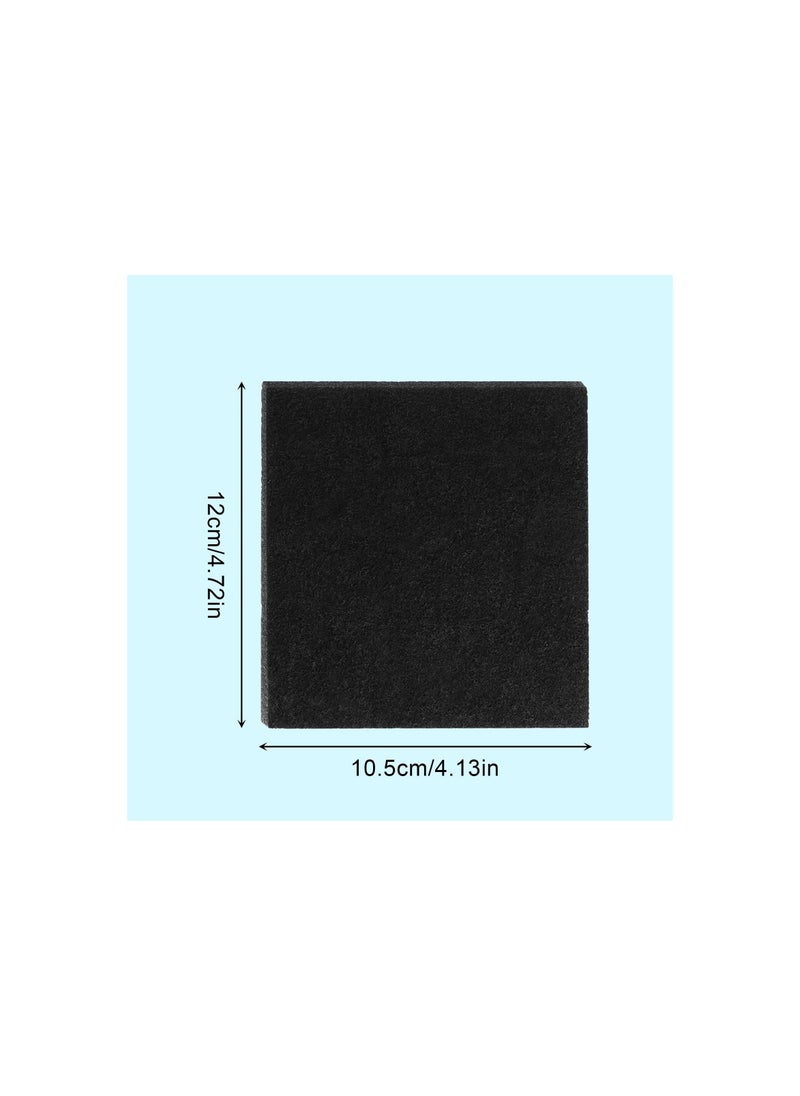 Generic Cat Litter Filter Cotton, Carbon Odor Filters, Cat Litter Filter Carbon Filter Replacement 10*11cm Compost Bin Filters for Hooded Cat Litter Tray and Cat Litter Boxes Pan Odor Control(Black)(24pcs)  - Image 3