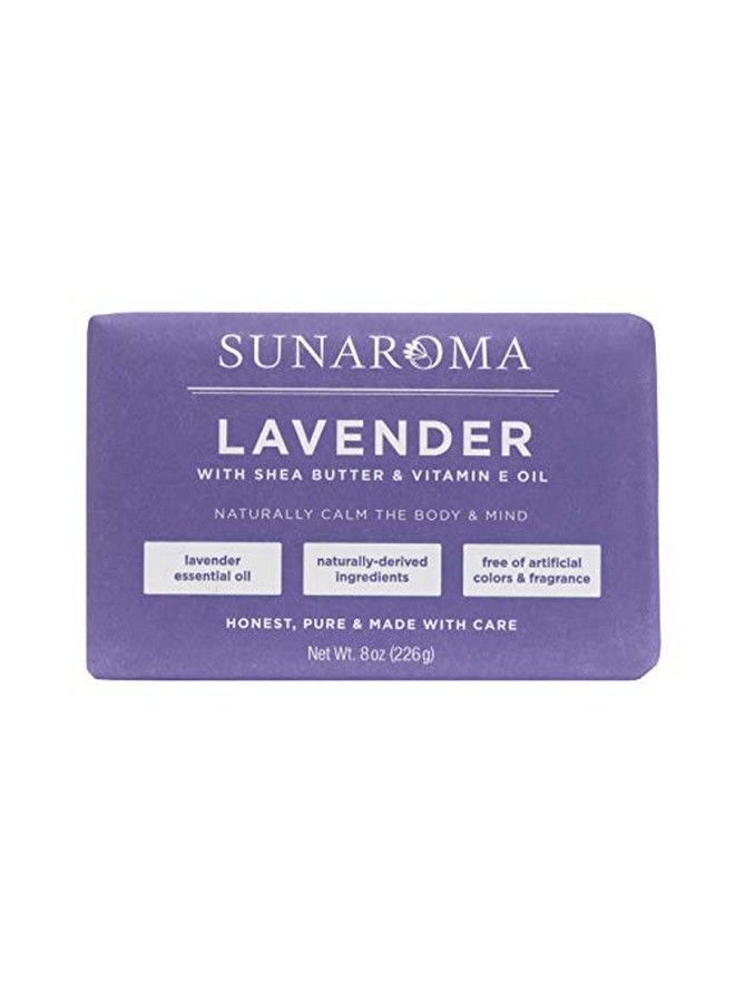 SUNAROMA Lavender W/Shea Butter & Vitamin E Oil Soap (Pack Of 1) - Image 2